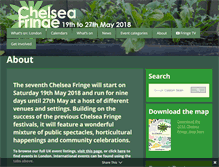 Tablet Screenshot of chelseafringe.com